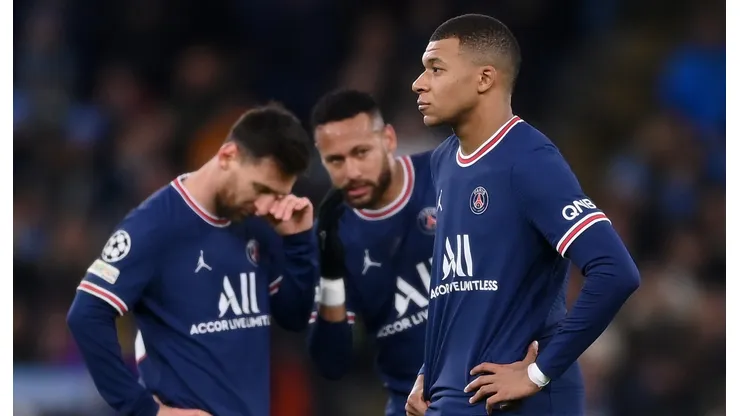 Lionel Messi, Neymar y Kylian Mbappé.