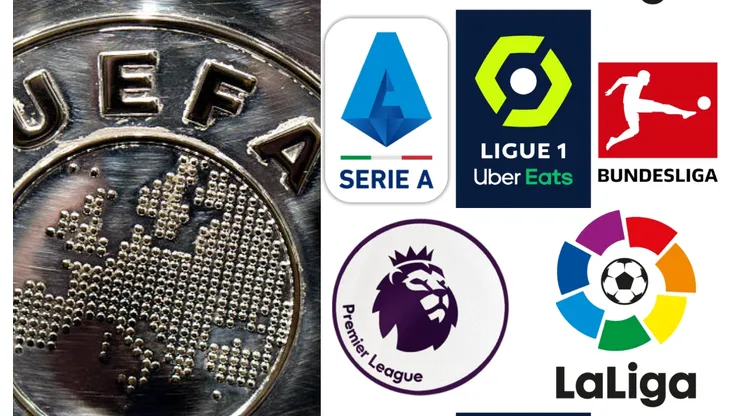UEFA y las cinco grandes ligas europeas.