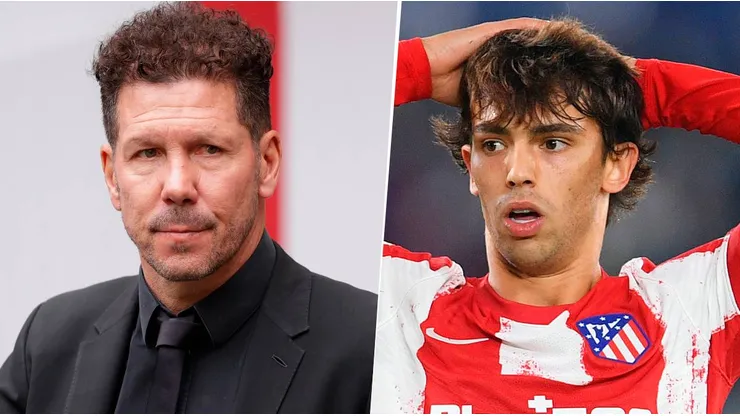 Diego Simeone dejó en claro que su relación con Joao Félix no quedó bien. Getty Images.