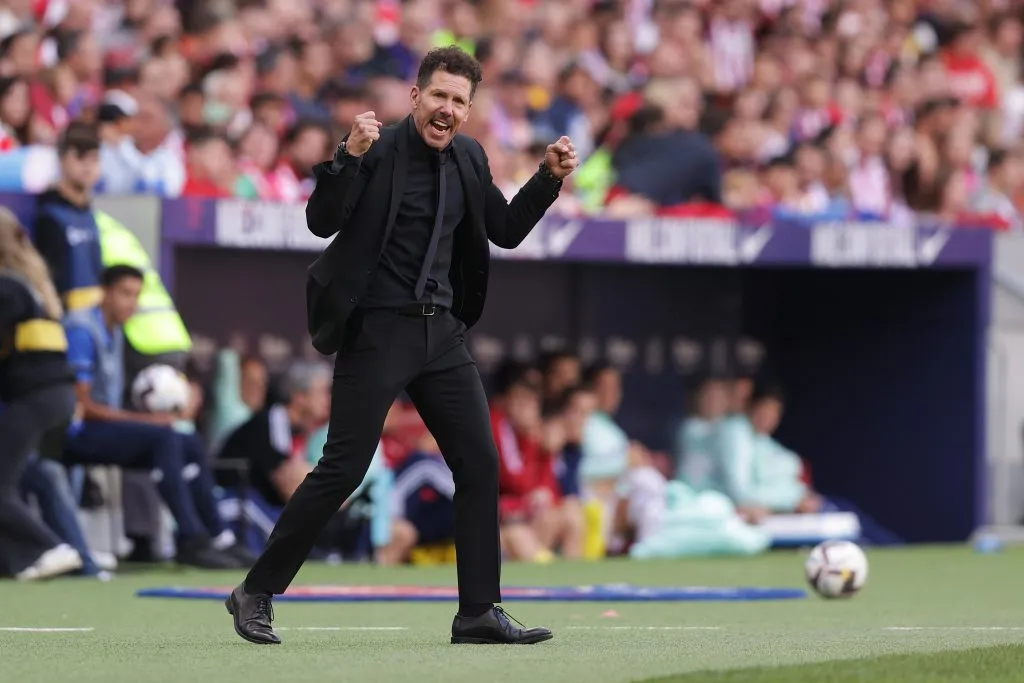 Simeone seguirá hasta 2027 como entrenador del Atletico Madrid.