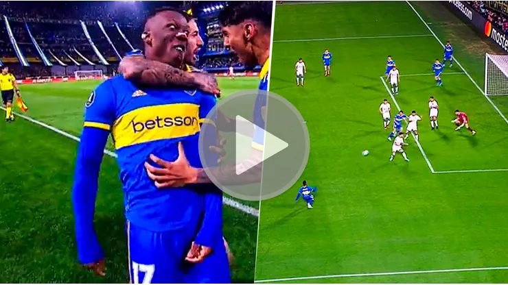 Luis Advíncula marcó golazo para el 2-1 de Boca Juniors por Copa Libertadores