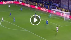 Trezza ganó por aire y marcó el 1-1.