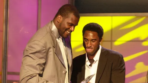 Shaquille O'Neal y Kobe Bryant.