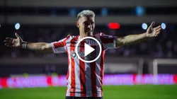 Benjamín Rollheiser, figura de Estudiantes en la clasificación ante Goiás.