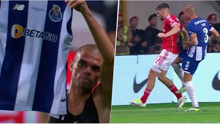 El defensor del Porto se calentó tras el gol de Ángel Di María y fue expulsado.