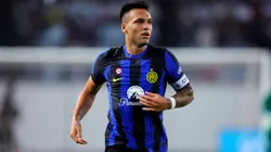 Lautaro Martínez, en un amistoso de pretemporada.