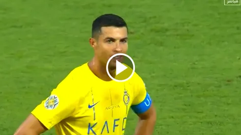 ¡Anulado! El VAR le negó el gol a Cristiano Ronaldo en la Semifinal de la Champions Árabe