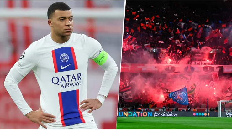 Los Ultras del París Saint-Germain se proclamarían en contra de Kylian Mbappé en el partido frente al Lorient por la primera jornada de la Ligue 1. Getty Images.