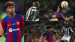 Lamine Yamal y Leo Messi.