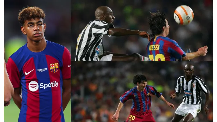Lamine Yamal y Leo Messi.