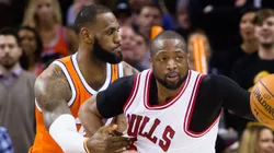 LeBron James y Dwyane Wade.