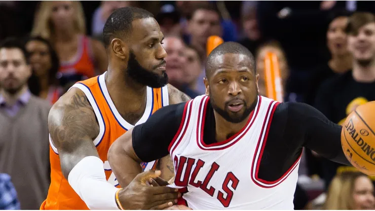 LeBron James y Dwyane Wade.