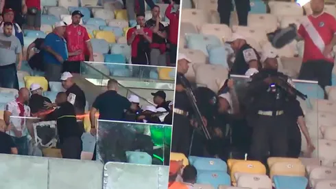 En las imágenes se captó la utilización de elementos antidisturbios y también hubo detenidos.