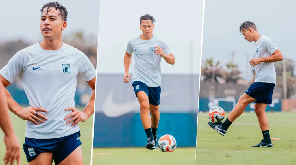 Benavente entrenando con Alianza. (Foto: Alianza Lima Prensa)
