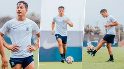 El primer día de Cristian Benavente en Alianza Lima tras lesión