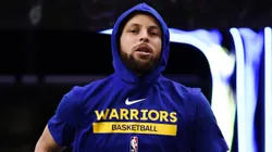 Stephen Curry con Golden State Warriors en la NBA.