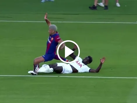 Alarma en Barcelona: Ronald Araújo salió lesionado y preocupa a Xavi