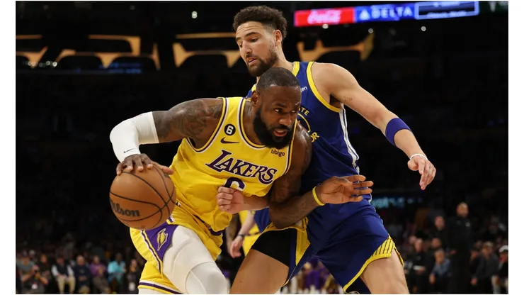 Klay Thompson y LeBron James