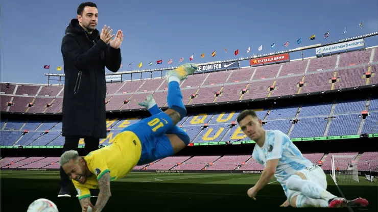 Xavi Hernández insiste por Giovani Lo Celso por encima de Neymar. Getty Images.