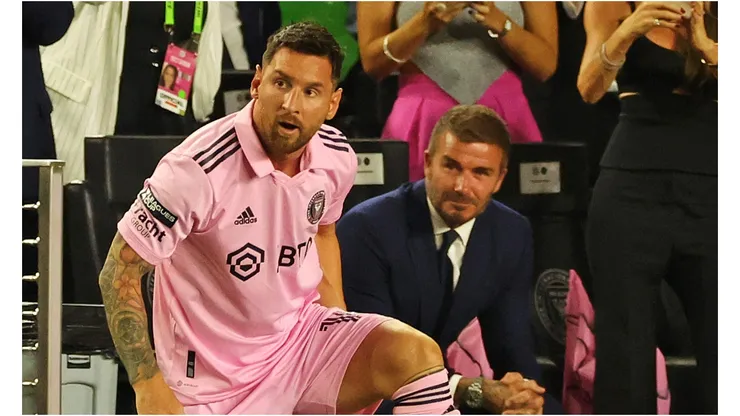 Lionel Messi y David Beckham