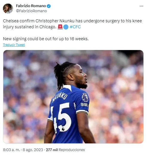 Christopher Nkunku (Twitter Fabrizio Romano)