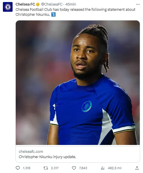 Christopher Nkunku (Twitter Chelsea)