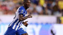 HARRISON, NEW JERSEY - JULY 28: Moises Caicedo of Brighton & Hove Albion looks on during the Premier League Summer Series match between Brighton & Hove Albion and Newcastle United at Red Bull Arena on July 28, 2023 in Harrison, New Jersey. (Photo by Tim Nwachukwu/Getty Images for Premier League)