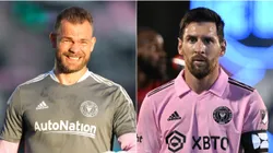 Nick Marsman y Lionel Messi.