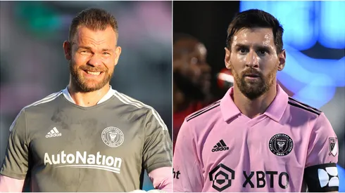 Nick Marsman y Lionel Messi.