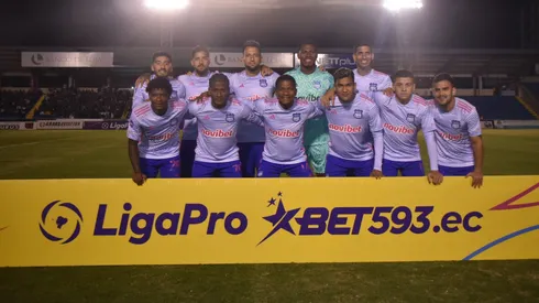 El 11 que Emelec pondrá ante Defensa y Justicia en la Copa Sudamericana.