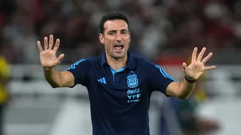 Lionel Scaloni sorprendió al publicar una foto en su cuenta de Instagram de un suplemento para la recuperación muscular. Getty Images.