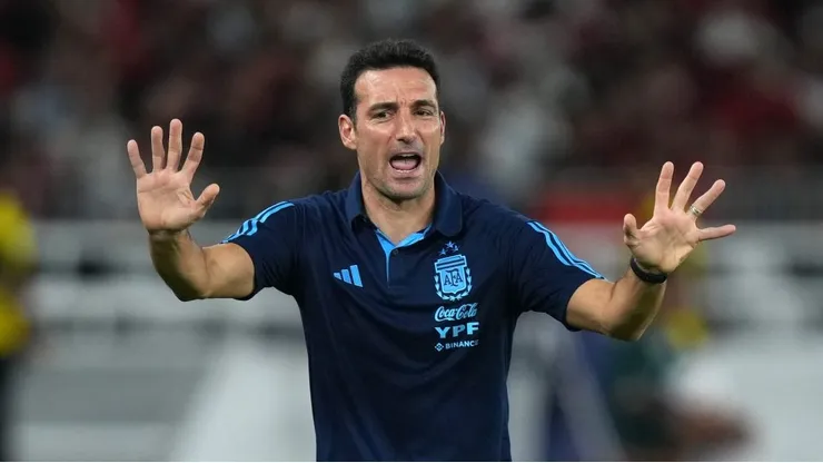 Lionel Scaloni sorprendió al publicar una foto en su cuenta de Instagram de un suplemento para la recuperación muscular. Getty Images.