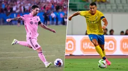 Cristiano Ronaldo y Lionel Messi lideran la tabla histórica de máximos goleadores del fútbol mundial. Getty Images.