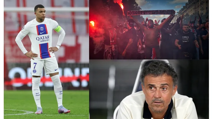 Kylian Mbappé, Luis Enrique y Ultras PSG.