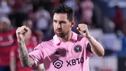 Lionel Messi en Inter Miami vs. FC Dallas de la Leagues Cup 2023.