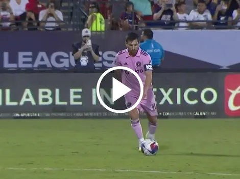 VIDEO | Otro BRILLANTE tiro libre de Messi para el 4-4 ante Dallas