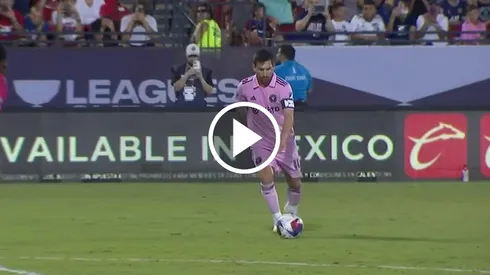 VIDEO | Otro BRILLANTE tiro libre de Messi para el 4-4 ante Dallas