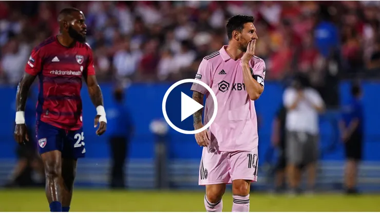 La furia de Messi: fuerte reacción de la Pulga en los goles de Dallas