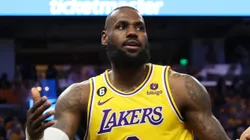 LeBron James con Los Angeles Lakers en la NBA.