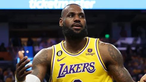 LeBron James con Los Angeles Lakers en la NBA.