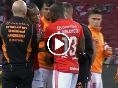 Clima tenso en Inter: Valencia empujó a un colaborador de Coudet