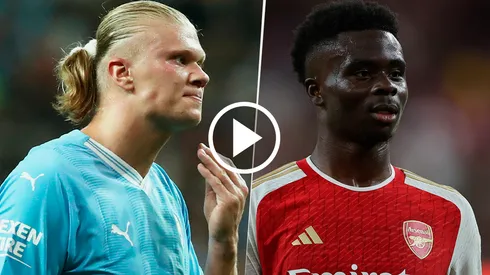 Manchester City choca contra Arsenal por la Community Shield 2023.