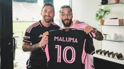 Maluma viralizó la particular sorpresa de Lionel Messi.