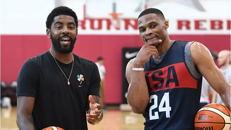 Kyrie Irving elogió a Russell Westbrook.