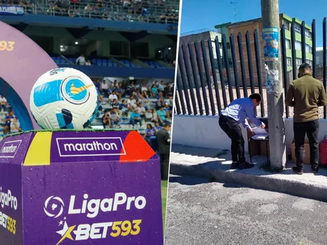 Equipo campeón y grande de Ecuador hace sus elecciones en la calle