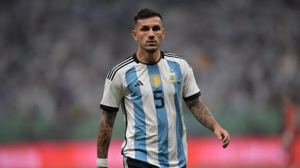 Leandro Paredes, campeón del mundo con Argentina (Getty Images).