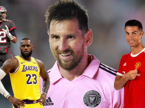 Messi rompe la marca de CR7, Tom Brady y LeBron