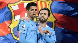 Joao Cancelo y Bernardo Silva.