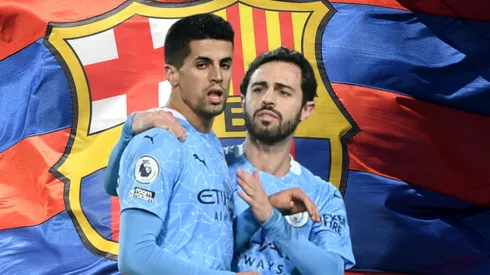 Joao Cancelo y Bernardo Silva.