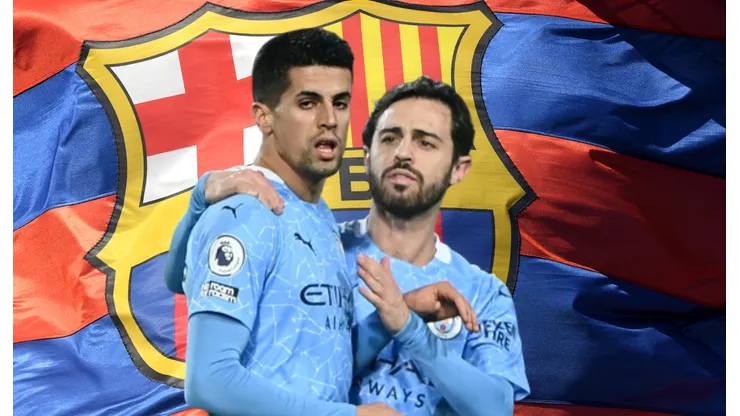 Joao Cancelo y Bernardo Silva.